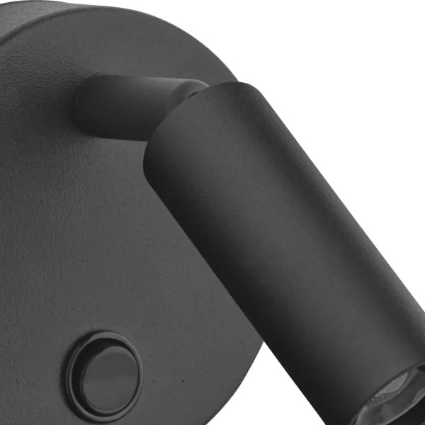 Spot de perete ENZO 1xG9/8W/230V negru