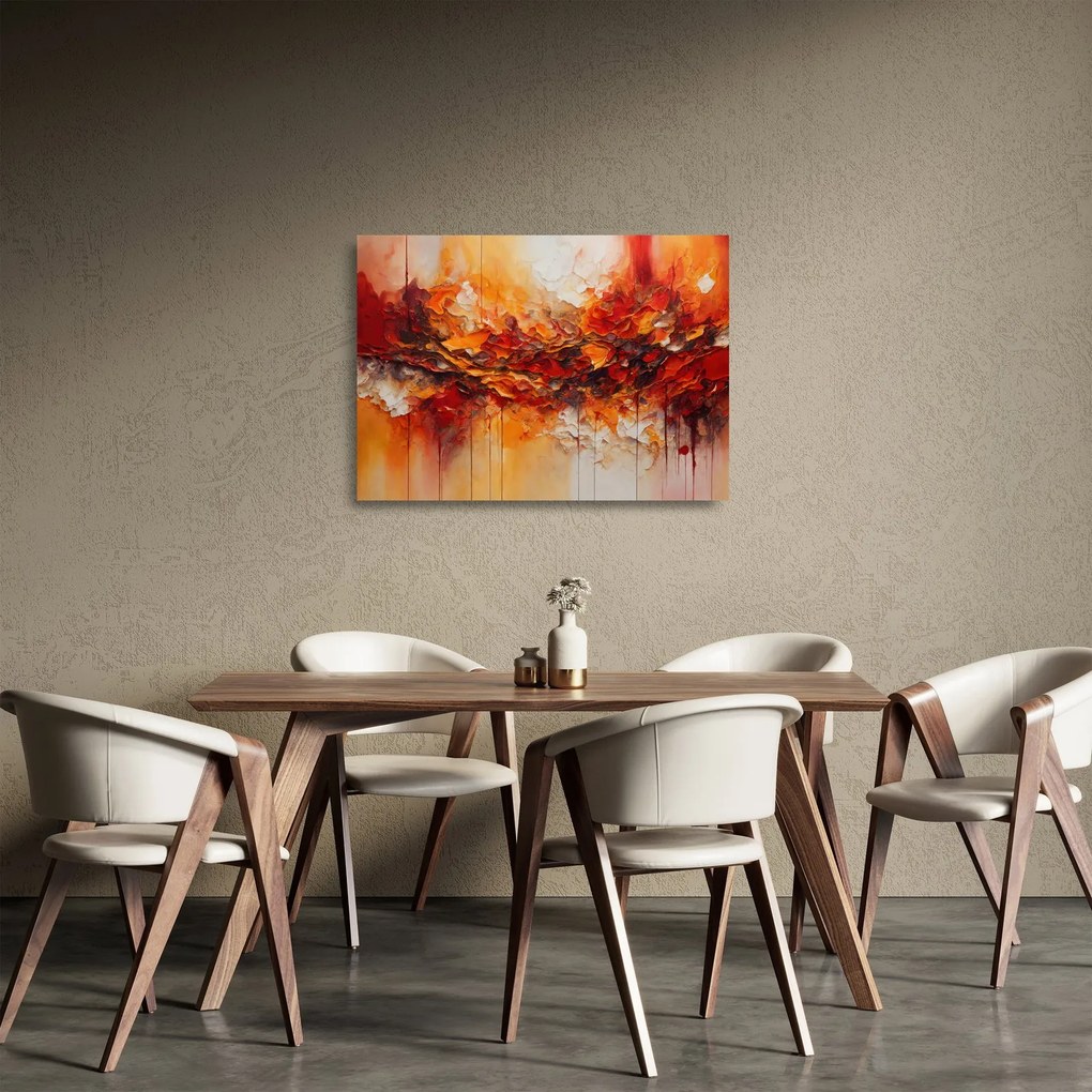 Tablou pe sticlă - Abstracție (70x50 cm)