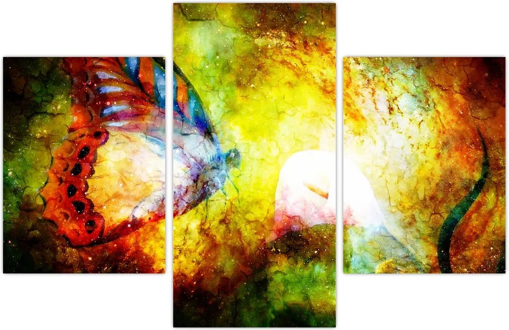 Tablou - Fluture spațial (90x60 cm)