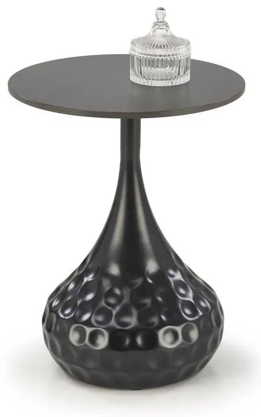 Măsuță de cafea Goccia, marmură neagră / negru