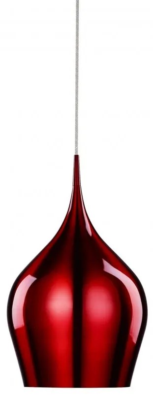 Pendul design modern 26cm Vibrant rosu 6461-26RE SRT