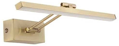 Aplica LED pentru tablou directionabila Marnell alama antique NVL-9117301