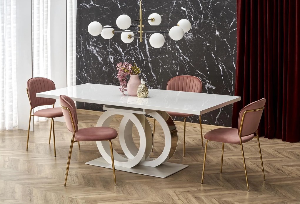 Masă de sufragerie extensibilă Galari. Promo -6%. 1067883