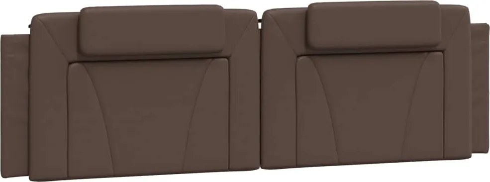 vidaXL Pernă pentru tăblie pat, Viana, maro, 180 cm, piele artificială
