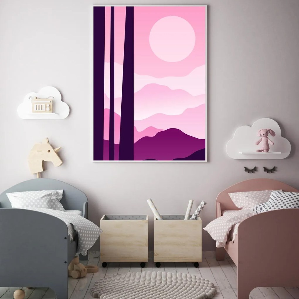 Poster - Peisaj montan (A4)