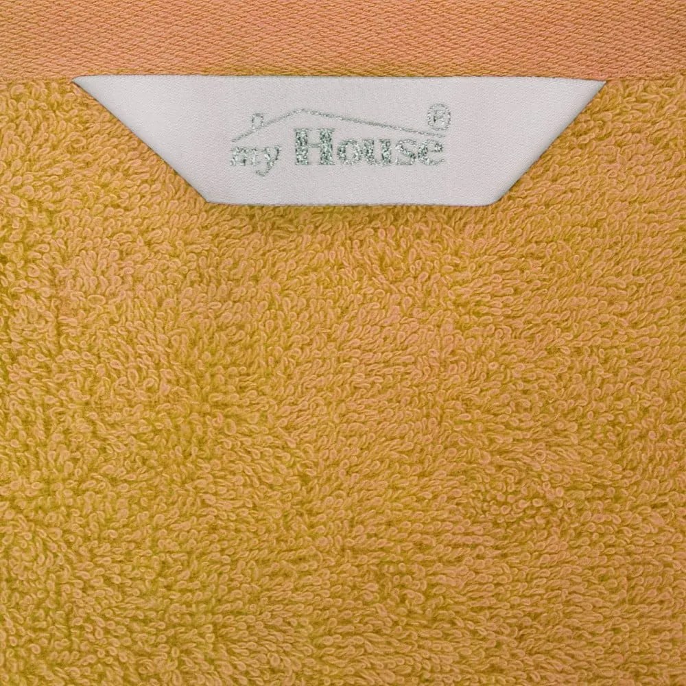 Prosop portocaliu din bumbac 100x50 cm Darwin - My House