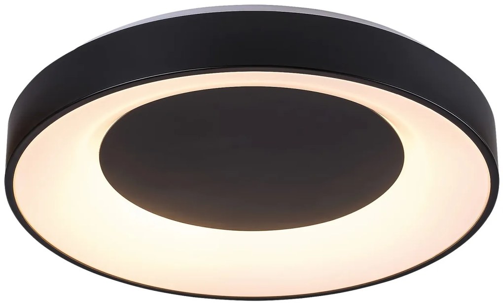 Plafoniera LED cu telecomanda design slim Ceilo neagra