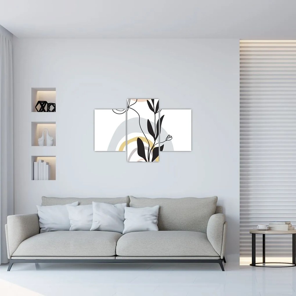 Tablou - Flori într-o vază N⁰1 (90x60 cm)