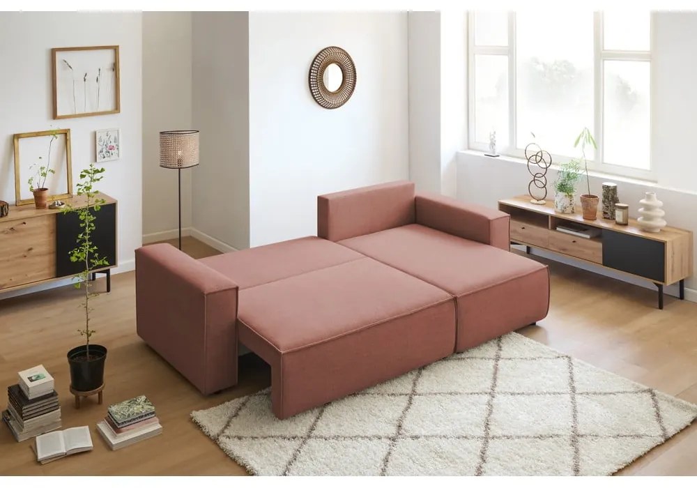 Colțar roz extensibil (cu colț variabil) Nihad – Bobochic Paris