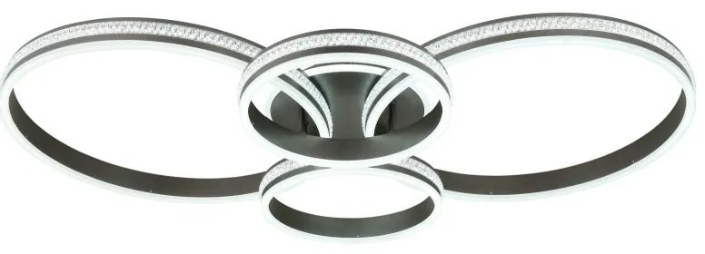 Plafoniera LED CCT GROUNI aluminiu titan mat