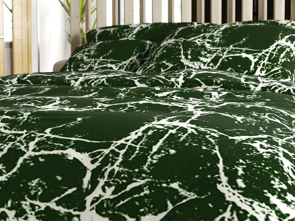 Lenjerie de pat din bumbac TEMPESTA verde Dimensiune lenjerie de pat: 70 x 90 cm | 140 x 200 cm