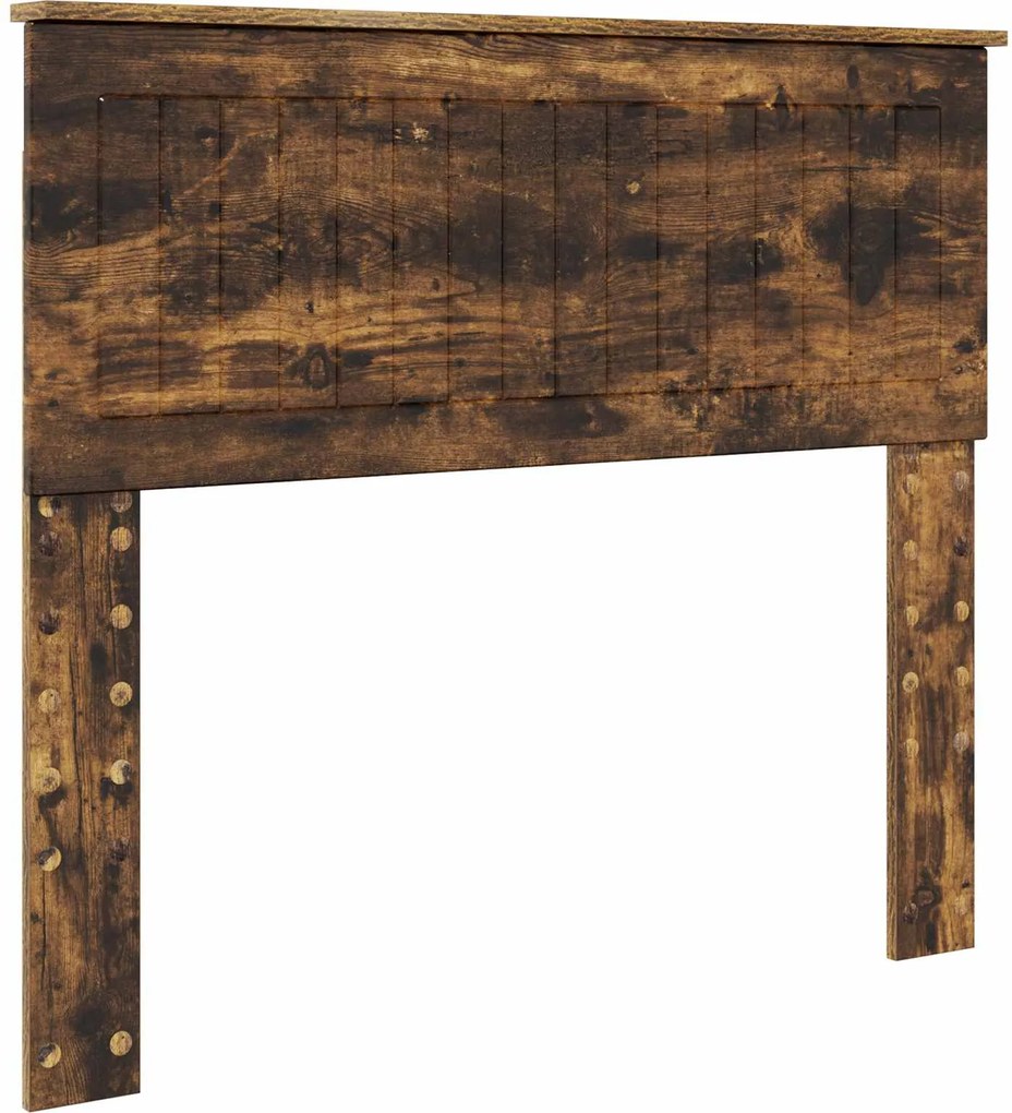 vidaXL Tăblie cap Stejar fumuriu 100 cm Lemn compozit