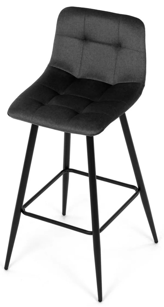 Set de scaune de bar B-X7015 GREY2, 4 buc