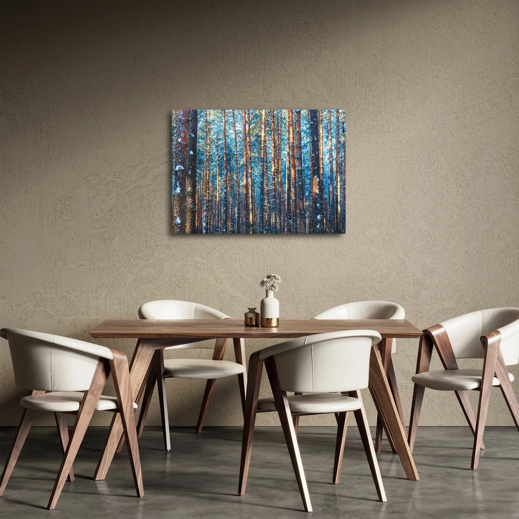 Tablou - Pădurea iarna (70x50 cm)