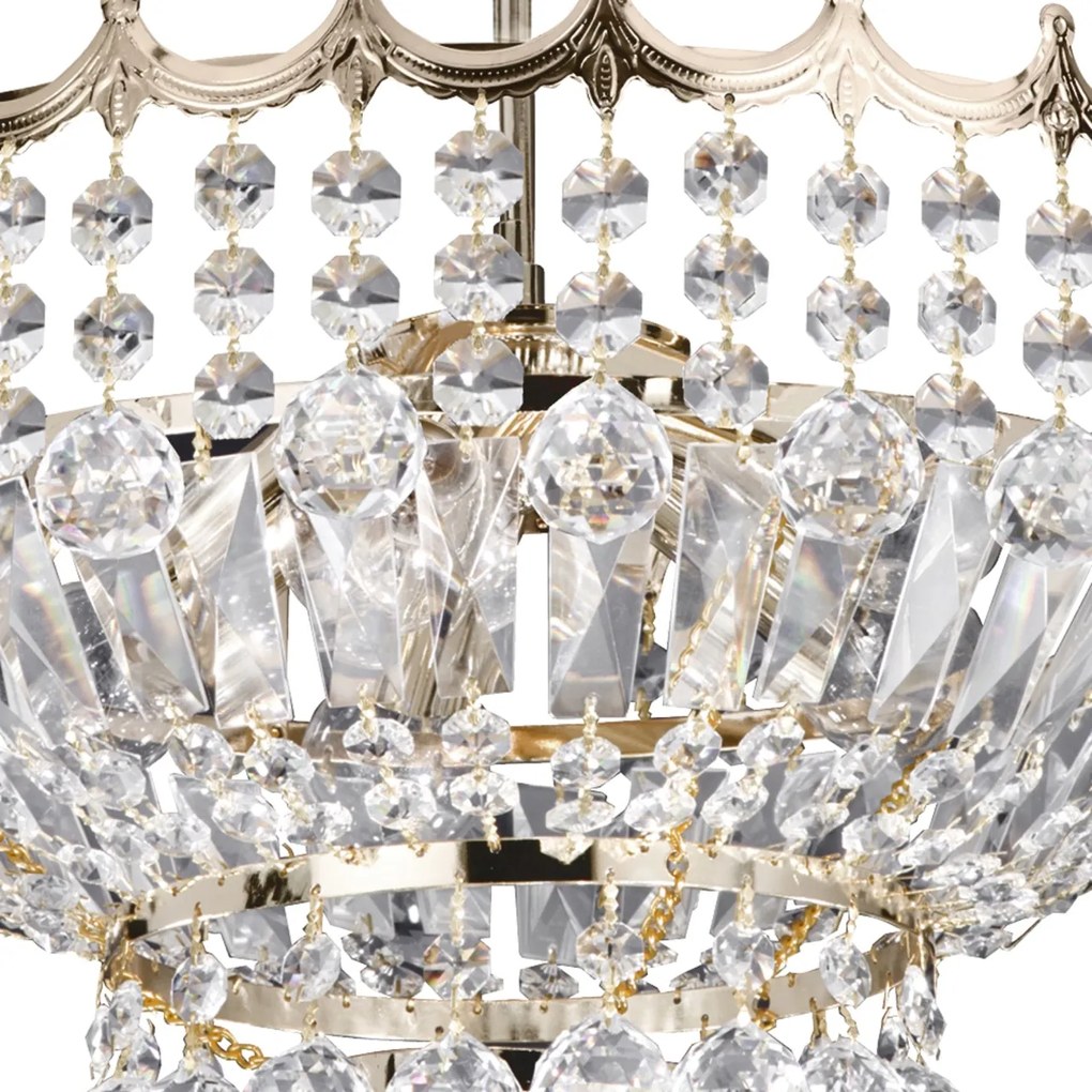 Lustra cristal design LUX Versailles 5L 9113-39GO SRT