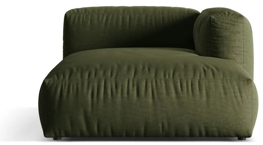 Modul pentru canapea modulară verde (cu colț pe partea dreaptă) Martina – Micadoni Home