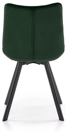 Set 6 scaune K332 velvet verde