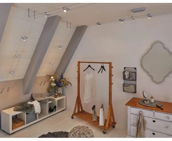 Paulmann 94490 - Set 8x GU5,3/7,5W spot CARDAN 230V crom mat