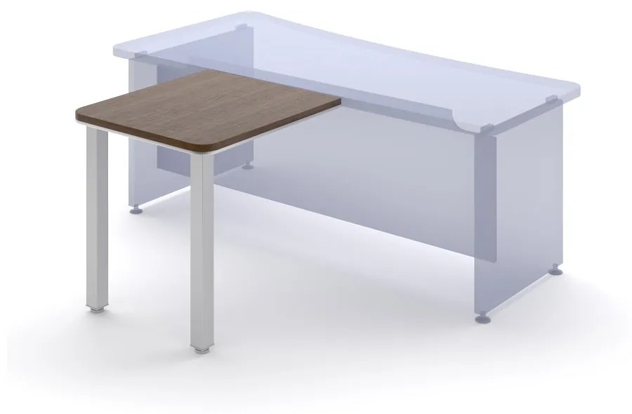 Element executiv TopOffice 80 x 70 cm, stejar charleston