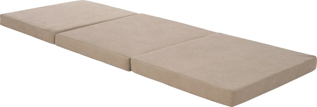 Saltea pliabilă, spumă, 65x180, bej, LEVI 65