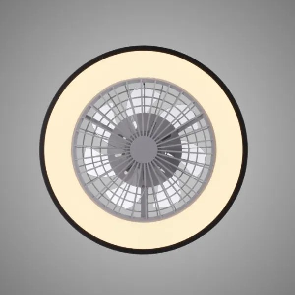 Ventilator LED RGBW dimabil de tavan JUST LIGHT. 14447-18 LENO LED/44W/230V + telecomandă