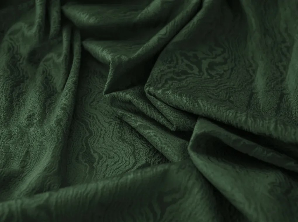 Perdea opaca DUNES VELVET 140x250 cm, verde inchis Agatat: Rejansa