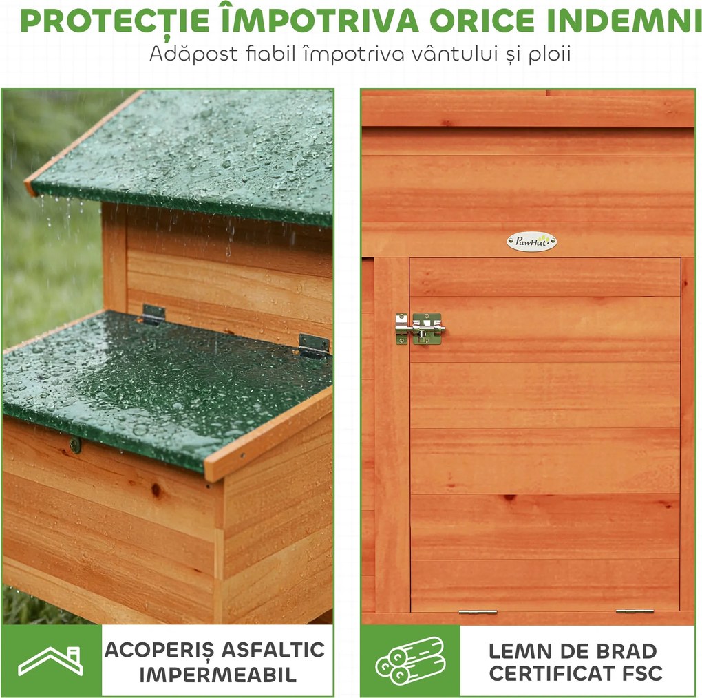 PawHut găini ouătoare coteț adăpost | Aosom Romania