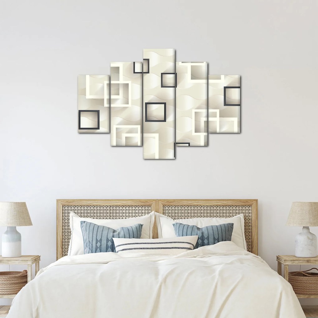 Tablou geometric abstract (150x105 cm)