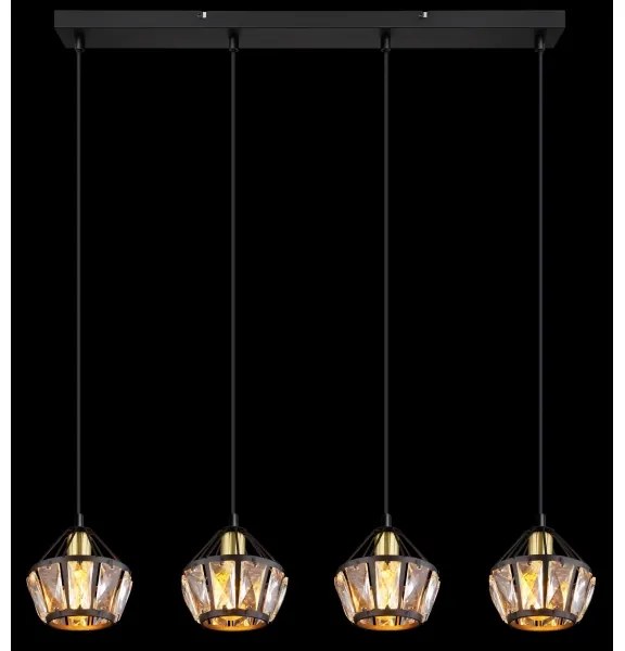 Lustră pe cablu LOIS 4xE14/40W/230V Globo 54359-4H