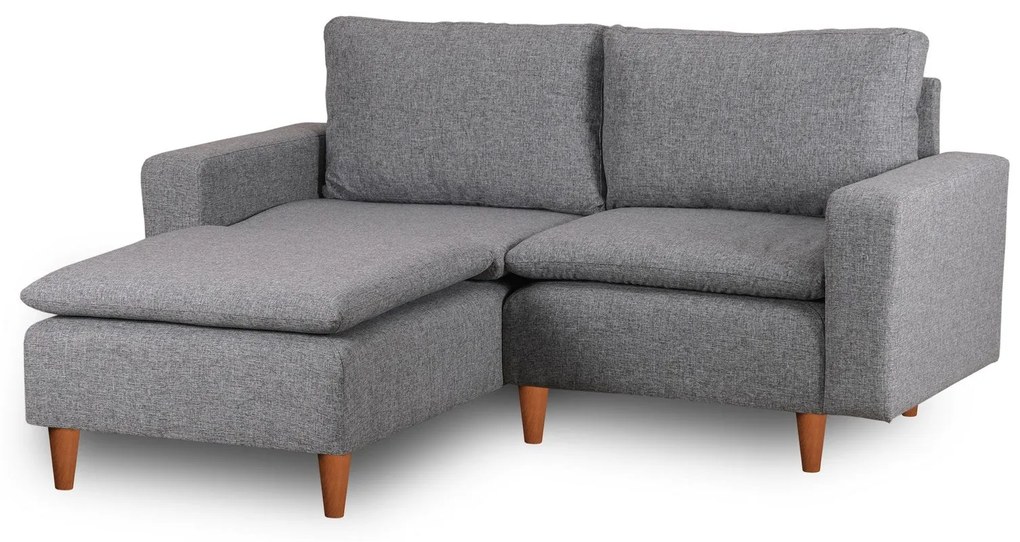 Canapea de colț Lungo Mini - Light Grey