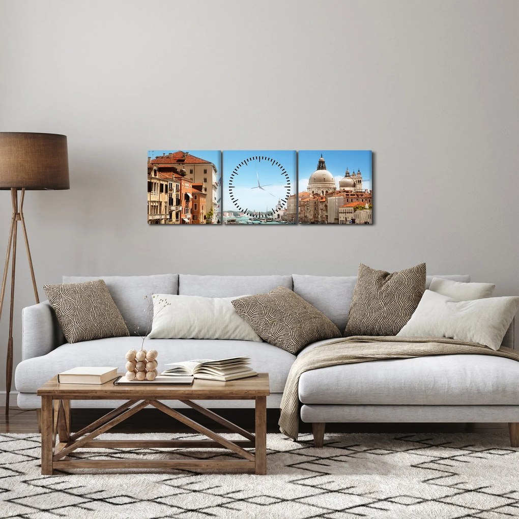 Tablou - Veneția (cu ceas) (90x30 cm)