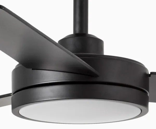 Ventilator LED de tavan FARO 34261 BARTH LED/24W/230V negru + telecomandă