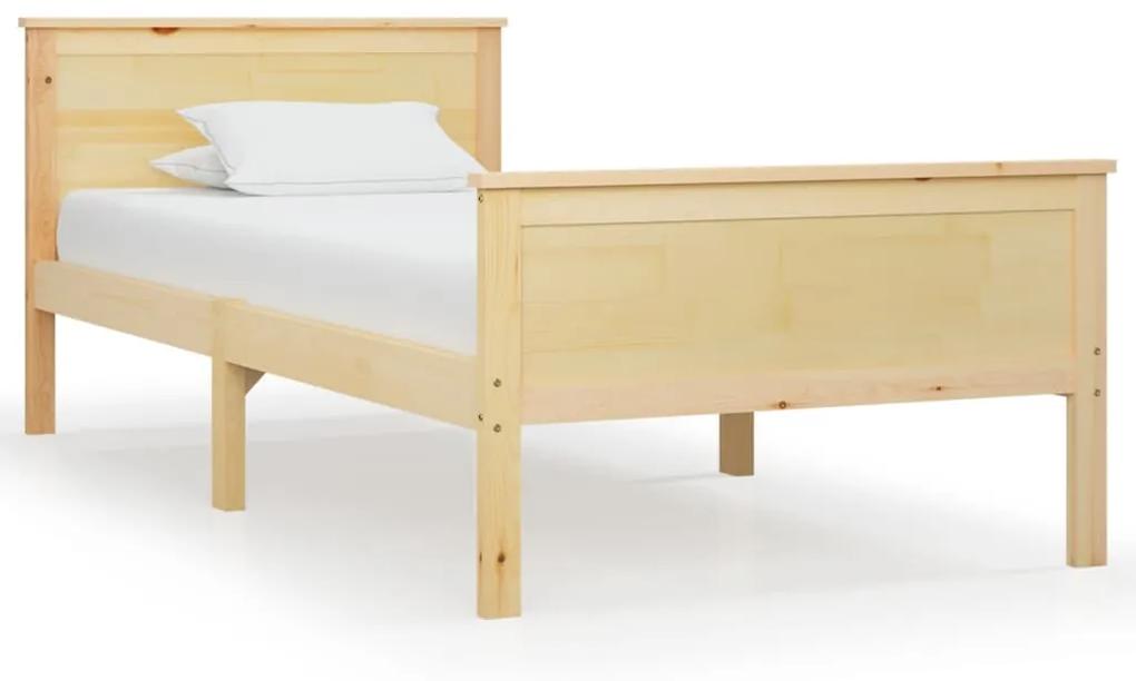 322175 vidaXL Cadru de pat, 100x200 cm, lemn masiv de pin