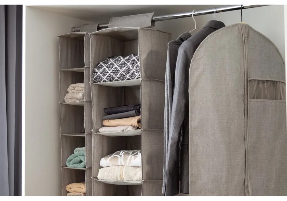 Organizator pentru șifonier de suspendat din material textil Oxford – Compactor