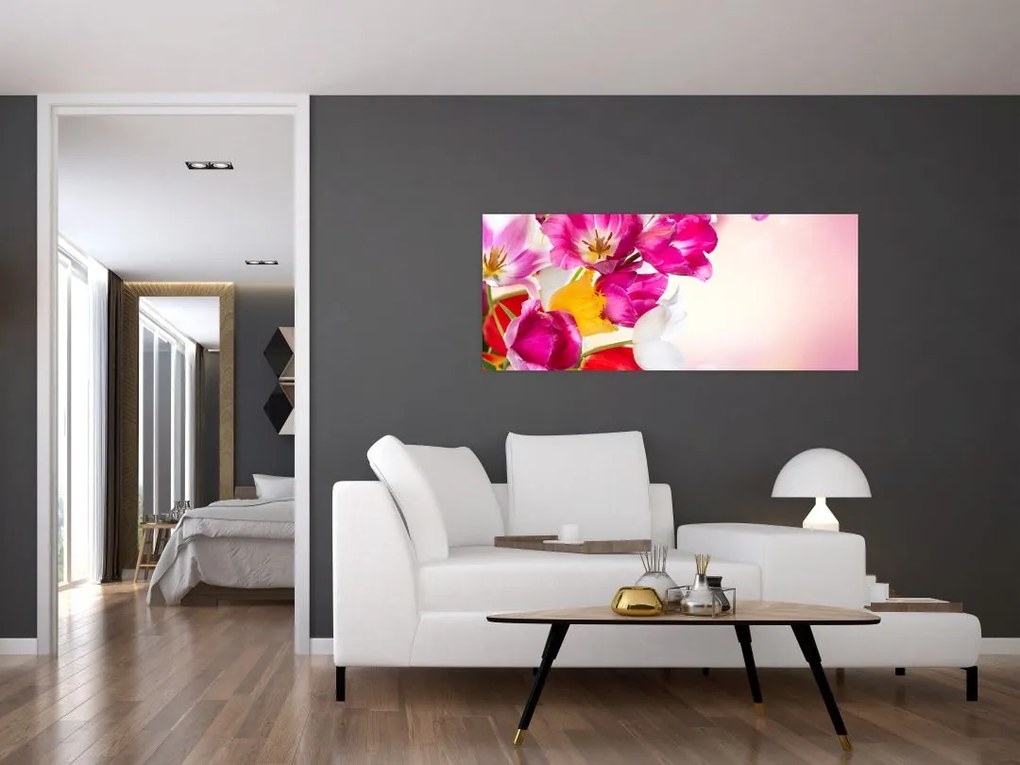 Tablou cu lalele (120x50 cm)