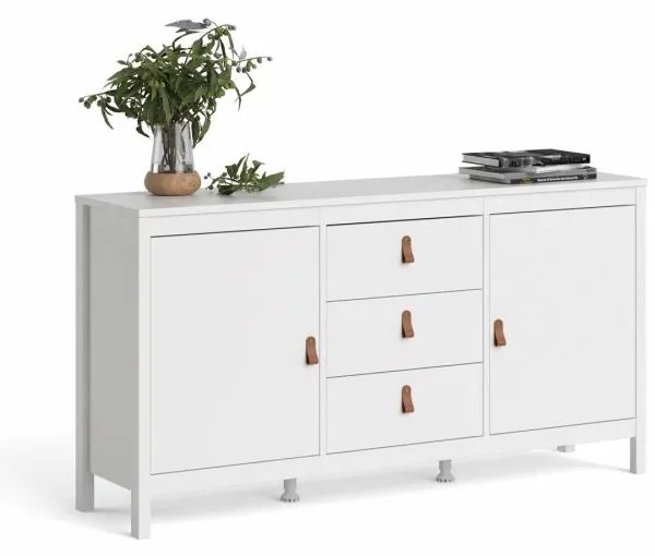 Tvilum Bufet alb cu 3 sertare SALOMO