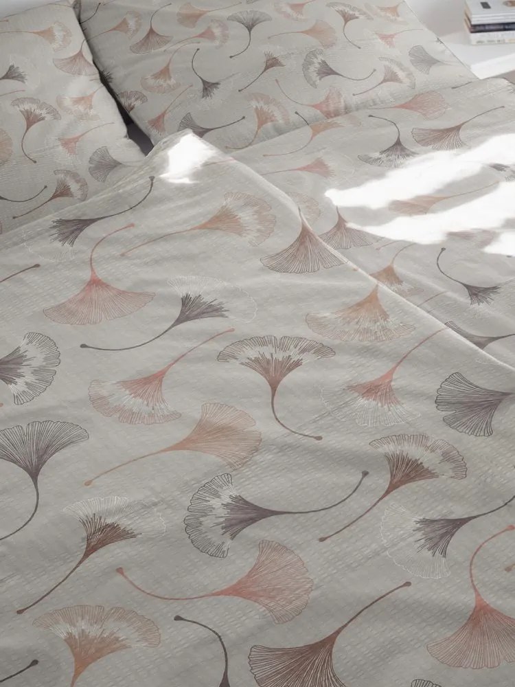 Lenjerie de pat din crep Ginkgo