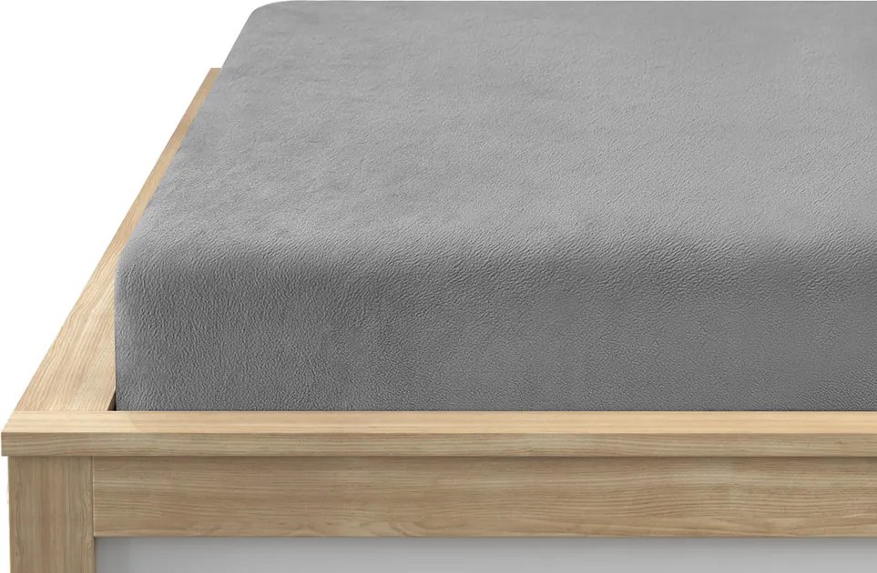 Cearsaf Cocolino microplus cu elastic SOFT 200x220 cm svetle seste