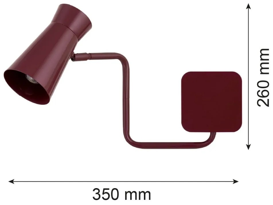 Aplica cu brat si spot directionabil LORD 8881 bordo