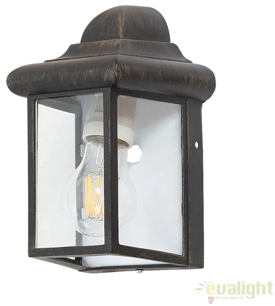 Aplica exterior stil clasic Norvich negru patinat 8754 RX