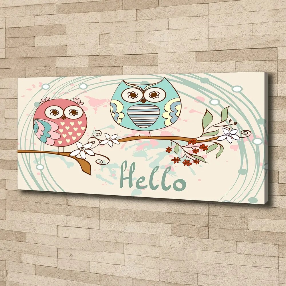 Tablou pe pânză canvas Owls