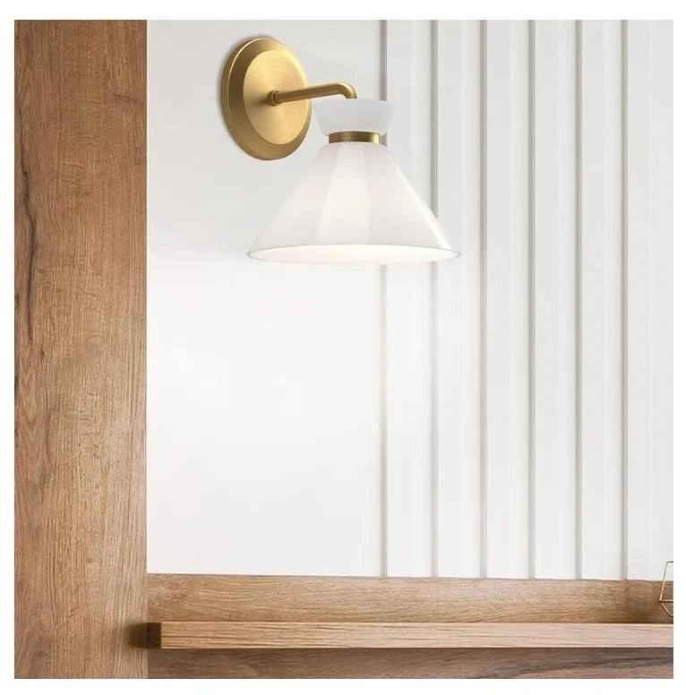 Alora Mood ALM-HALSTON-1WB-GD - Aplică de perete HALSTON 1xE14/40W/230V aurie