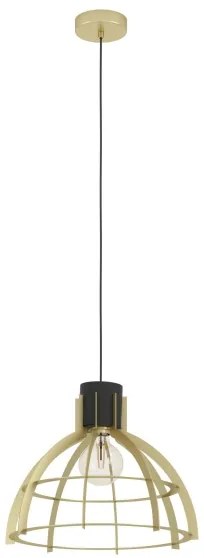 Lustră pe cablu Eglo 43767 STILLINGTON 1xE27/40W/230V auriu