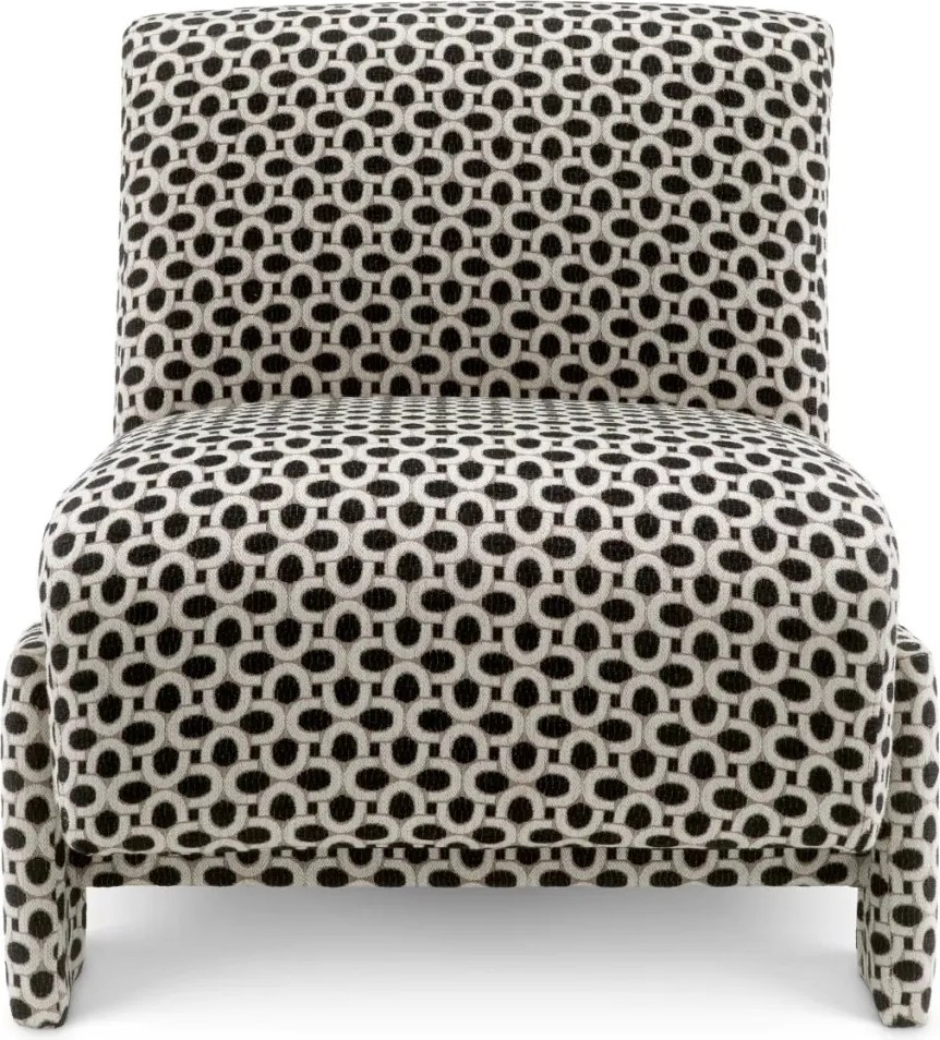 Fotoliu elegant design LUX Rockdale, Sunbeam black