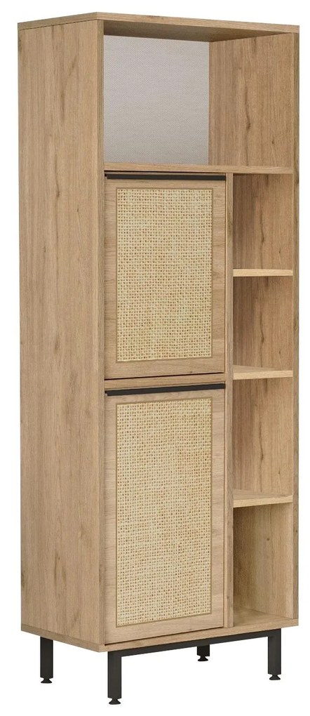 Raft bucătărie Otto 10 A (nuc + negru). 1106594