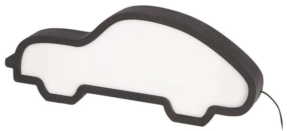 Veioză pentru copii neagră Car – Candellux Lighting