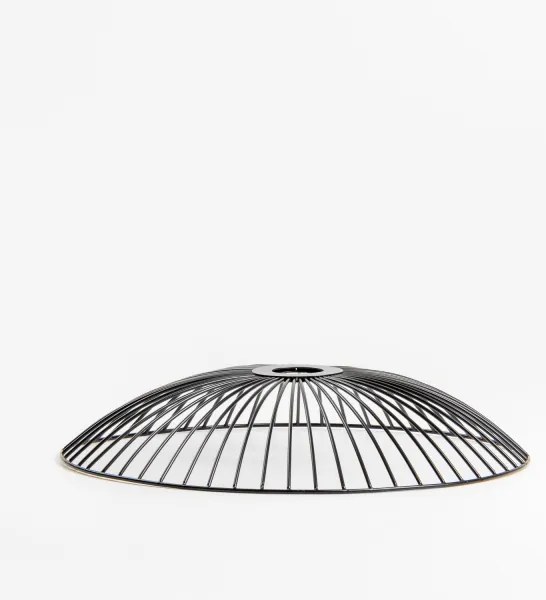 Abajur universal CURITIBA, Ø 38 cm, negru