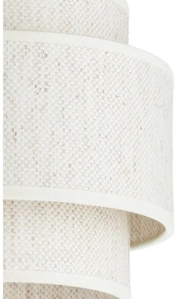 Plafonieră BOHO 1xE27/60W/230V Ø 40 cm albă