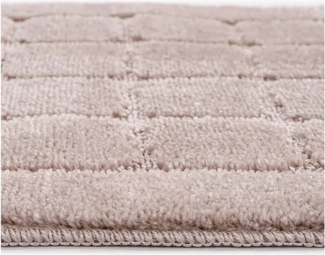 Covorașe de baie maro 2 buc. 50x80 cm Kareli – Foutastic