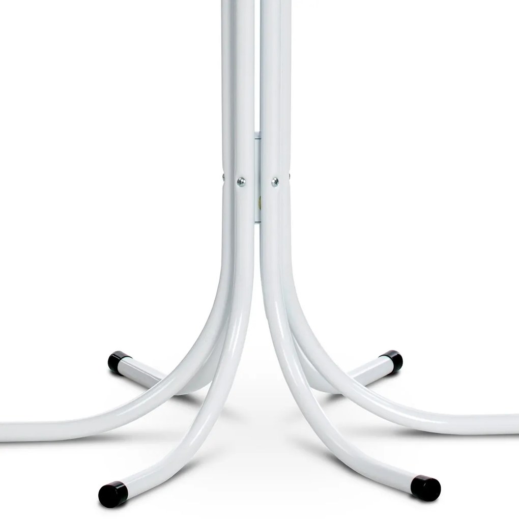 Cuier metalic Peg alb, 188 cm